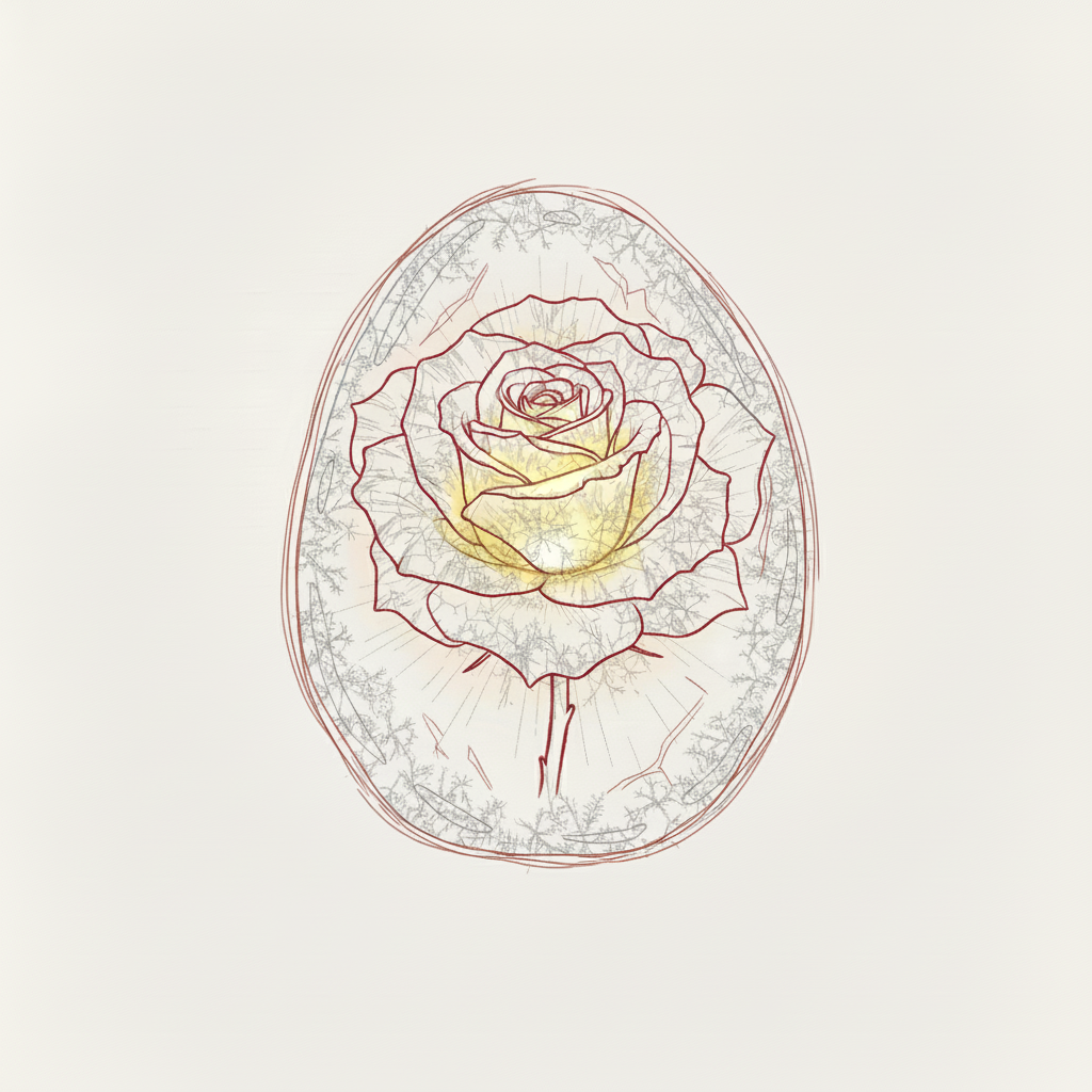 A beautiful, detailed drawing of a rose, illustrating the concepts in the drawing guide., featured in the blog post titled "How to Draw a Rose: An Easy Step-by-Step Guide for Beginners"