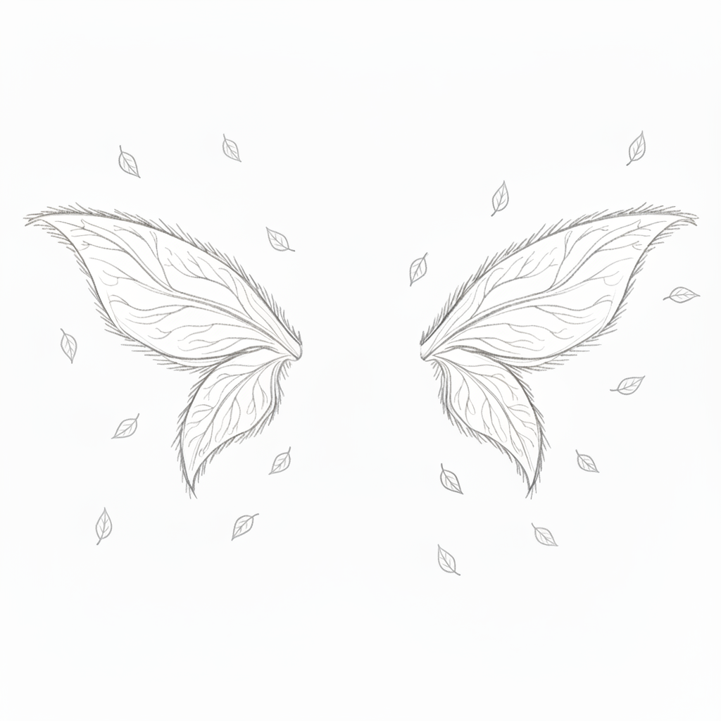 A simple sketch of a monarch butterfly, perfect for a beginner's drawing guide., featured in the blog post titled "How to Draw a Butterfly: An Easy Guide for Beginners"